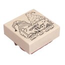 Butterer, Stempel, Frohes Fest Wichtelgr&uuml;&szlig;e