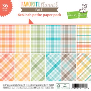 Lawn Fawn, favorite flannel fall petite paper pack ,...