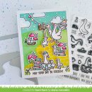 Lawn Fawn, clear stamp, silly goose!