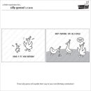 Lawn Fawn, clear stamp, silly goose!