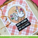 Lawn Fawn, clear stamp, silly goose!