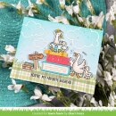 Lawn Fawn, clear stamp, silly goose! sentiment add-on