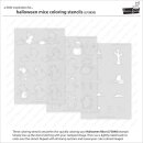 Lawn Fawn, coloring stencils, halloween mice