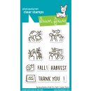 Lawn Fawn, clear stamp, spring basket add-on: fall