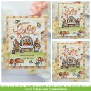 Lawn Fawn, clear stamp, spring basket add-on: fall