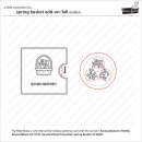 Lawn Fawn, clear stamp, spring basket add-on: fall