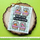 Lawn Fawn, clear stamp, spring basket add-on: fall