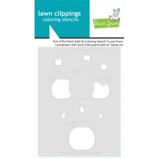 Lawn Fawn, coloring stencils, pick of the patch add-on