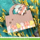 Lawn Fawn, clear stamp, tiny tag sayings: fall