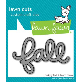 Lawn Fawn, lawn cuts/ Stanzschablone, scripty fall
