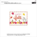 Lawn Fawn, lawn cuts/ Stanzschablone, scripty fall outline add-on