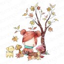 Stamping Bella, Rubber Stamp, LITTLE CUTIE AUTUMN IN THE...
