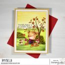 Stamping Bella, Rubber Stamp, LITTLE CUTIE AUTUMN IN THE...