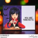 Stamping Bella, Rubber Stamp, MOCHI GIRL VAMPIRESS