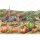 Stamping Bella, Rubber Stamp, PUMPKIN PATCH HUT BACKDROP