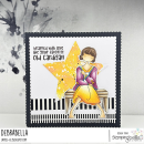 Stamping Bella, Rubber Stamp, UPTOWN GIRL LOVES HER CARDIGAN