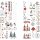 Transferfolie Nordic Winter, verschiedene Designs, 2 Bogen