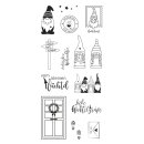 Clear Stamps - Wichtelpost, 97 x 205 mm, 14 Motive