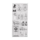 Clear Stamps - Wichtelpost, 97 x 205 mm, 14 Motive
