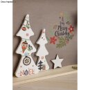Transfer, Rub on: X-Mas, verschiedene Designs, 3 Bogen