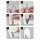 Transfer, Rub on: Flower Cat Home, verschiedene Designs, 3 Bogen