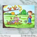 Sweet November Stamps, clear stamp, Fall Gathering