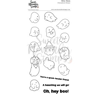 Sweet November Stamps, clear stamp, Bitty Boos