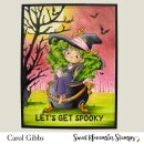 Sweet November Stamps, clear stamp, Toil and Troubles