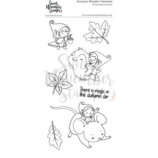 Sweet November Stamps, clear stamp, Autumn Wonder Fairwees
