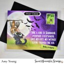 Sweet November Stamps, clear stamp, Midnight and Luna