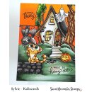 Sweet November Stamps, clear stamp, Midnight and Luna