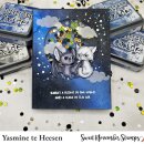 Sweet November Stamps, clear stamp, Midnight and Luna