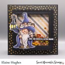 Sweet November Stamps, clear stamp, Magnus the Wizard