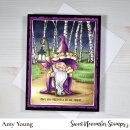 Sweet November Stamps, clear stamp, Magnus the Wizard