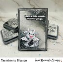 Sweet November Stamps, clear stamp, October Opal Dragon