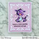Sweet November Stamps, clear stamp, October Opal Dragon