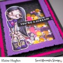 Sweet November Stamps, Sequins: Goulish Pink-o-ween Mix