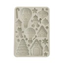 Stamperia, Candy Christmas A5 Silicon Mould - Gingerbreads