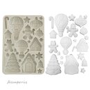 Stamperia, Candy Christmas A5 Silicon Mould - Gingerbreads