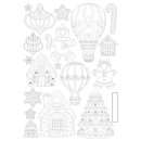 Stamperia, Candy Christmas A5 Silicon Mould - Gingerbreads