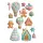 Stamperia, Candy Christmas A5 Silicon Mould - Gingerbreads
