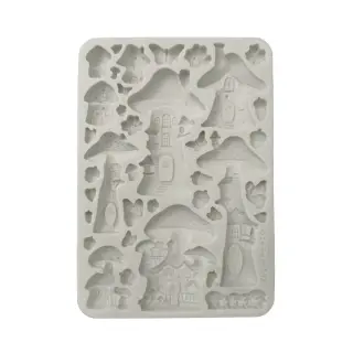 Stamperia, Hidden Grove A5 Silicon Mold - Mushroom House