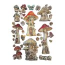 Stamperia, Hidden Grove A5 Silicon Mold - Mushroom House