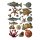Stamperia, Silent Sea A5 Silicon Mould - Shells and Fish