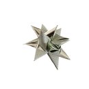 Fr&ouml;belsterne, Papierstreifen salbei metallic/glitter, 24 Streifen, 15mm x 450mm