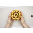 papier + ideen: Quilling Anleitung, Sonnenblumenkugel