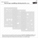Lawn Fawn, coloring stencils, here we go a-waddling