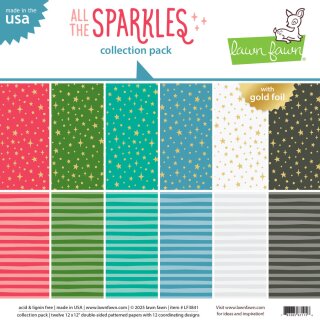 Lawn Fawn, all the sparkles collection pack,...
