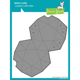 Lawn Fawn, lawn cuts/ Stanzschablone, star treat box