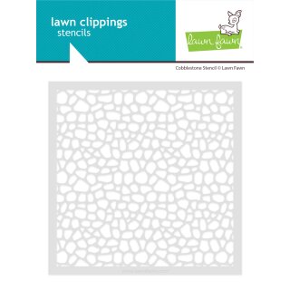 Lawn Fawn, Lawn Clippings, cobblestone stencil
